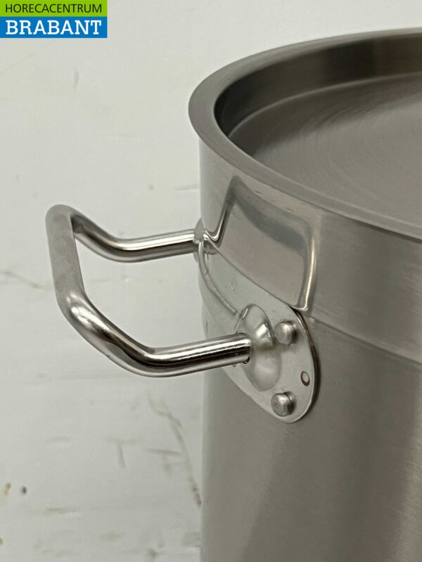 RVS HCB Soeppan Kookpan Pan Inductie 30,5 x 31,5 cm 21 liter Horeca - Afbeelding 4