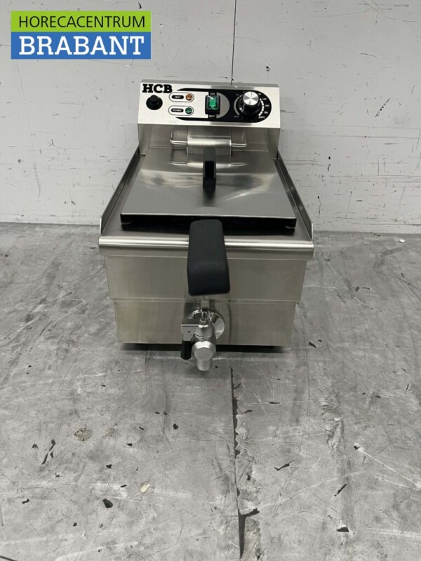 RVS Friteuse Frituur Aftapkraan 10 liter 230V Horeca