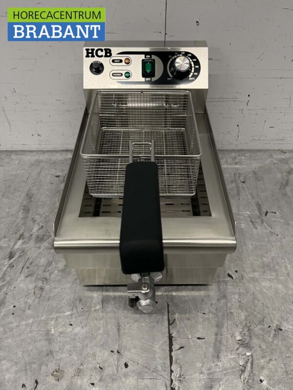 RVS Friteuse Frituur Aftapkraan 10 liter 230V Horeca - Afbeelding 3