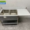 RVS Spoeltafel dubbele spoelbakken Premium-line 160 cm Horeca - Afbeelding 4