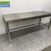 RVS Werktafel Tafel Basic-line 200 x 70 x 85 cm Horeca - Afbeelding 2