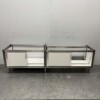 RVS Onderstel met Trespa schuifdeuren 220 x 54 x 63 cm Horeca - Afbeelding 5