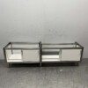 RVS Onderstel met Trespa schuifdeuren 220 x 54 x 63 cm Horeca - Afbeelding 6