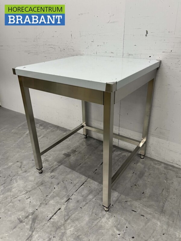 RVS Werktafel Tafel Basic-line 70 x 70 x 85 cm Horeca - Afbeelding 2