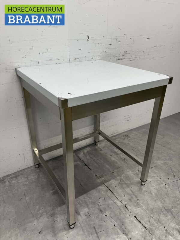RVS Werktafel Tafel Basic-line 70 x 70 x 85 cm Horeca - Afbeelding 3