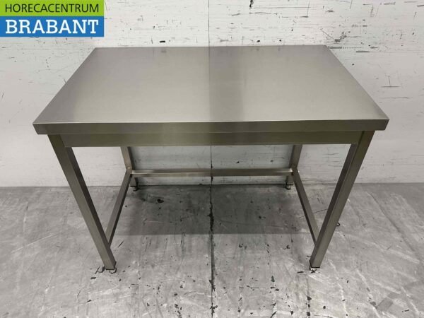RVS Werktafel Tafel Basic-line 100 x 60 x 85 cm Horeca - Afbeelding 2