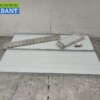 RVS Dubbel Wandschap schap 100 x 30 cm Horeca
