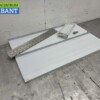 RVS Dubbel Wandschap schap 100 x 30 cm Horeca - Afbeelding 3