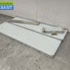 RVS Dubbel Wandschap schap 120 x 30 cm Horeca - Afbeelding 2