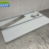 RVS Dubbel Wandschap schap 120 x 30 cm Horeca - Afbeelding 3