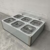 RVS GN bakhouder 6 x 1/6 gastronorm GN 50,5 cm Horeca - Afbeelding 2