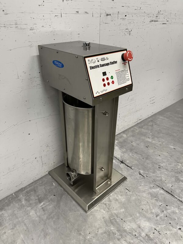 RVS Elektrische vulbus stopbus worstvuller 15 liter 230V Slagerij - Afbeelding 3