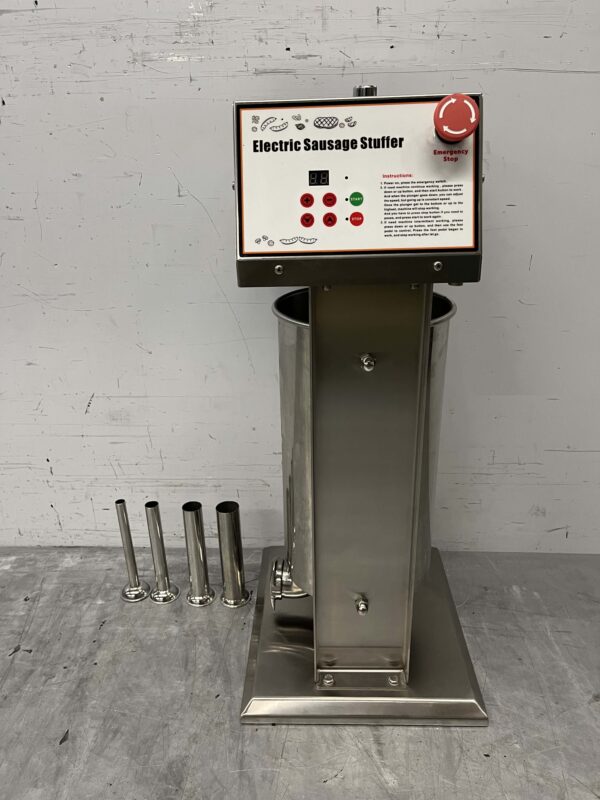 RVS Elektrische vulbus stopbus worstvuller 15 liter 230V Slagerij - Afbeelding 4