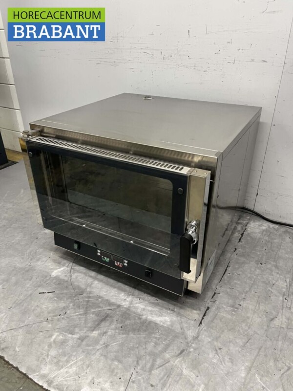 RVS Nerone Steamer Combisteamer Heteluchtoven Winkeloven Oven 4 x 1/1 GN of 60/40 cm 400V Horeca - Afbeelding 2