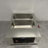 RVS Chocoladesmelter Chocoladewarmer Sauzenwarmer 2 x 1/3 GN gastronorm 230V Horeca - Afbeelding 4
