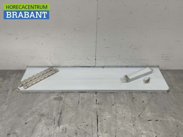 RVS Wandschap schap 140 x 30 cm Horeca