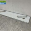 RVS Wandschap schap 140 x 30 cm Horeca - Afbeelding 2
