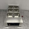 RVS Chocoladesmelter Chocoladewarmer Sauzenwarmer 6 x 1/6 GN gastronorm 230V Horeca - Afbeelding 4