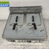 RVS Dubbele friteuse frituur 2 x 8 liter Premium-line GAS Horeca - Afbeelding 2