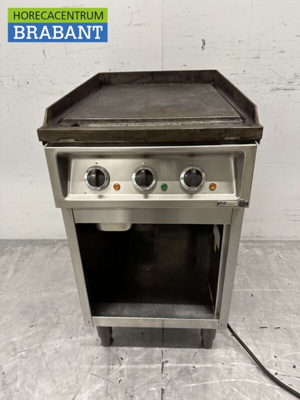 RVS Grillplaat Bakplaat 50 cm 400V Horeca