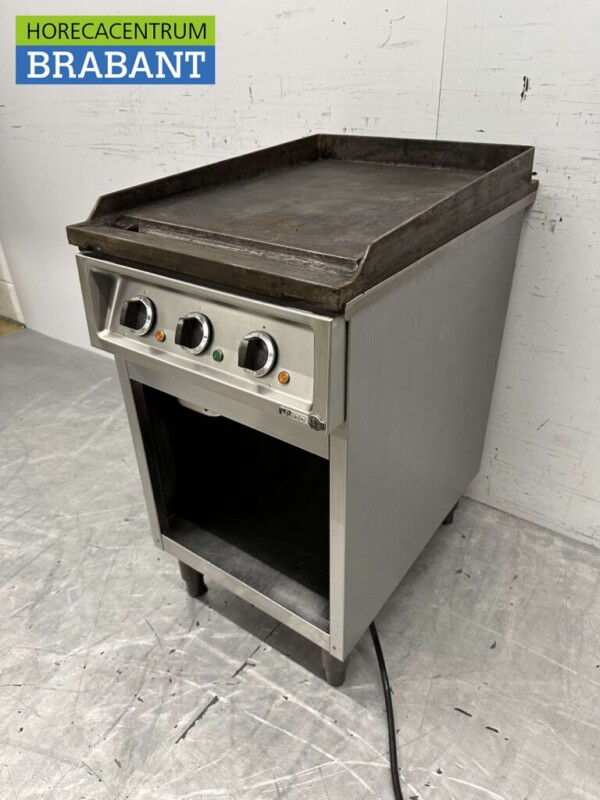 RVS Grillplaat Bakplaat 50 cm 400V Horeca - Afbeelding 2