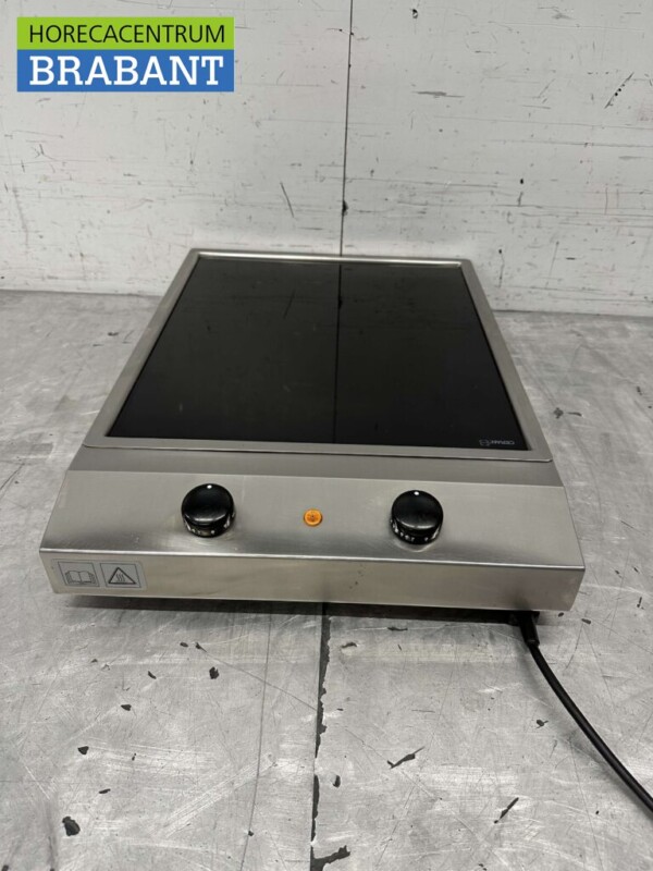 RVS Keramische grillplaat bakplaat 41 cm 230V Horeca - Afbeelding 2