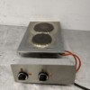 RVS Roeder Elektrisch inbouw fornuis kookplaat 2 pitten 400V Horeca