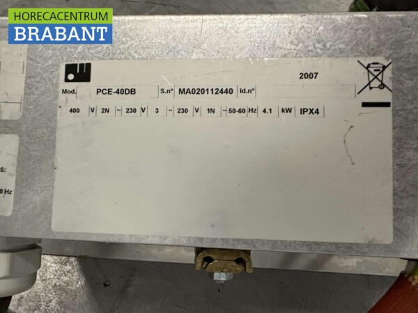 RVS Roeder Elektrisch inbouw fornuis kookplaat 2 pitten 400V Horeca - Afbeelding 3