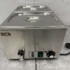 RVS Bain marie 2 x 1/2 GN 230V Horeca