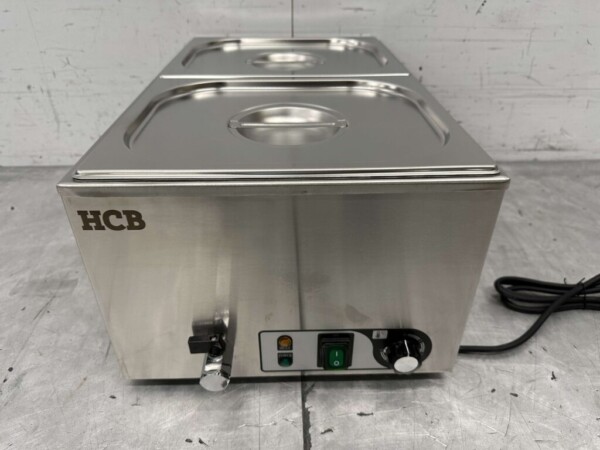 RVS Bain marie 2 x 1/2 GN 230V Horeca
