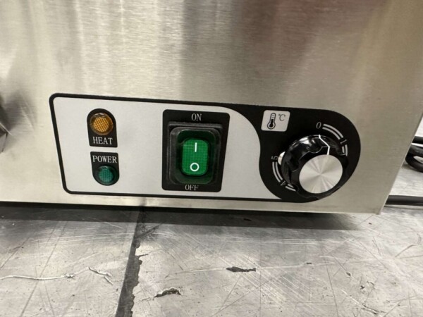 RVS Bain marie 2 x 1/2 GN 230V Horeca - Afbeelding 6