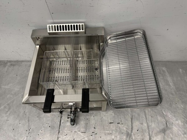 RVS Friteuse Frituur 30 liter Gas Horeca - Afbeelding 6
