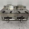 RVS Dubbele Friteuse Frituur 2 x 30 liter PROPAAN gas Horeca