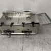 RVS Dubbele Friteuse Frituur 2 x 30 liter PROPAAN gas Horeca - Afbeelding 2