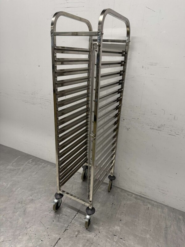 RVS Regaalwagen 16 x 1/1 GN gastronorm 173,5 cm Horeca - Afbeelding 3