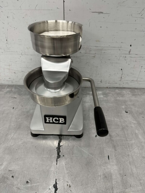 RVS Hamburgerpers 130 mm Slagerij Horeca