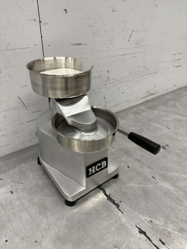RVS Hamburgerpers 130 mm Slagerij Horeca - Afbeelding 2