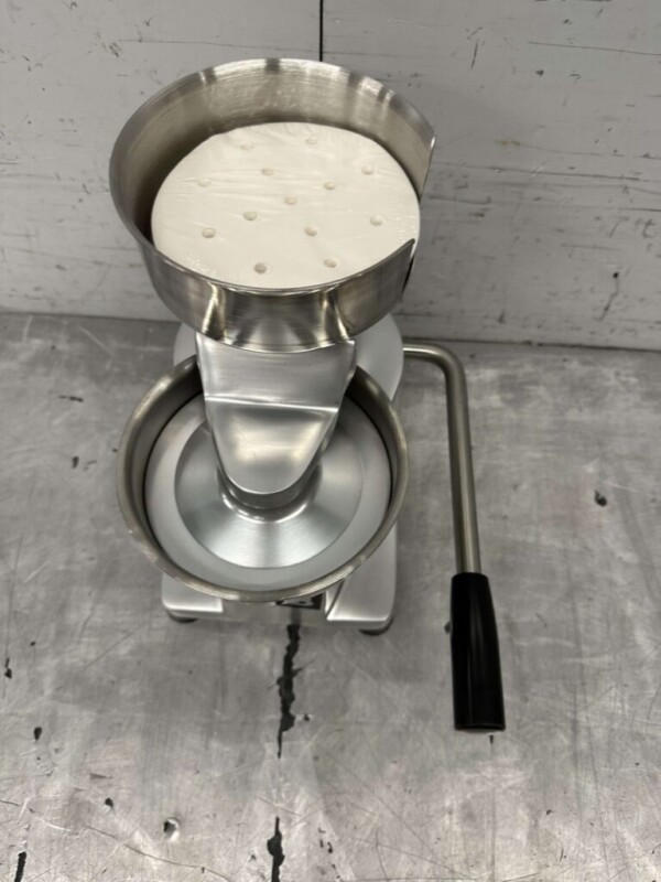 RVS Hamburgerpers 130 mm Slagerij Horeca - Afbeelding 4