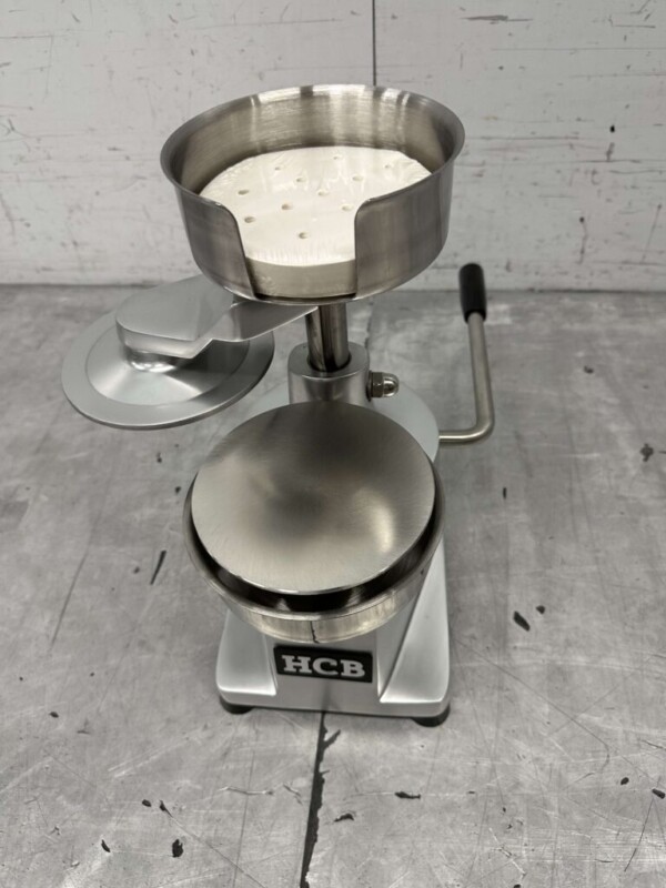 RVS Hamburgerpers 130 mm Slagerij Horeca - Afbeelding 5