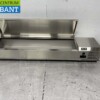 RVS Opzetvitrine Opzet koelvitrine saladière 7 x 1/4 GN 150 cm Horeca - Afbeelding 4