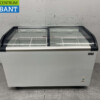 Winkelvriezer Vriezer Vrieskist met glazen schuifdeksels 355 liter 230V Nieuw