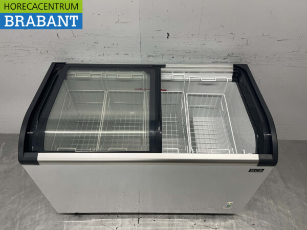 Winkelvriezer Vriezer Vrieskist met glazen schuifdeksels 355 liter 230V Nieuw - Afbeelding 5