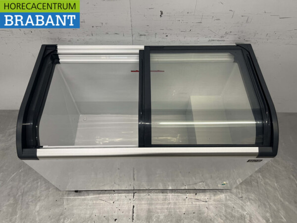 Winkelvriezer Vriezer Vrieskist met glazen schuifdeksels 355 liter 230V Nieuw - Afbeelding 6
