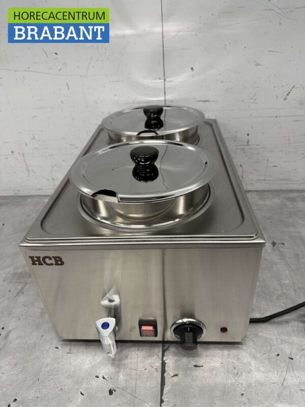 RVS Hotpot Hot Pot Bain marie 2 x 6 liter 230V Horeca
