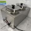 RVS Hotpot Hot Pot Bain marie 2 x 6 liter 230V Horeca - Afbeelding 2