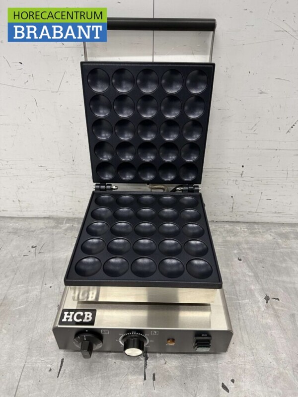 RVS Poffertjesgrill Poffertjesplaat 25 dops 230V Horeca - Afbeelding 5