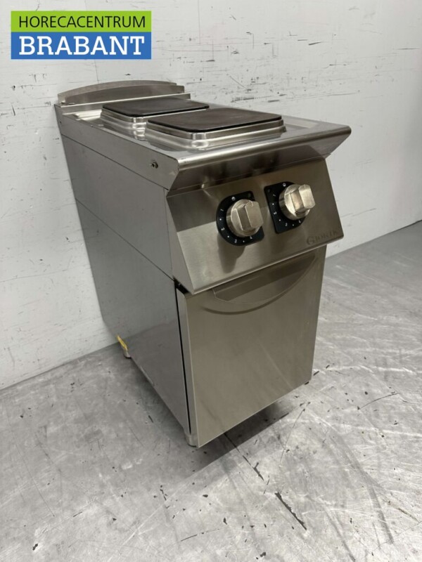 RVS Giorik Elektrisch fornuis kookplaat 2 pitten 400V Horeca - Afbeelding 3