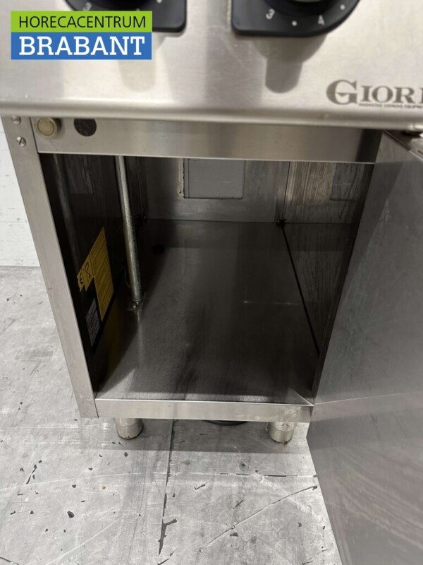 RVS Giorik Elektrisch fornuis kookplaat 2 pitten 400V Horeca - Afbeelding 5