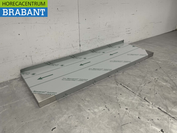 RVS Wandschap schap 120 x 40 cm Horeca - Afbeelding 3
