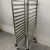 RVS Gelaste Regaalwagen Platenwagen 14 x 60/40 cm Horeca - Afbeelding 2